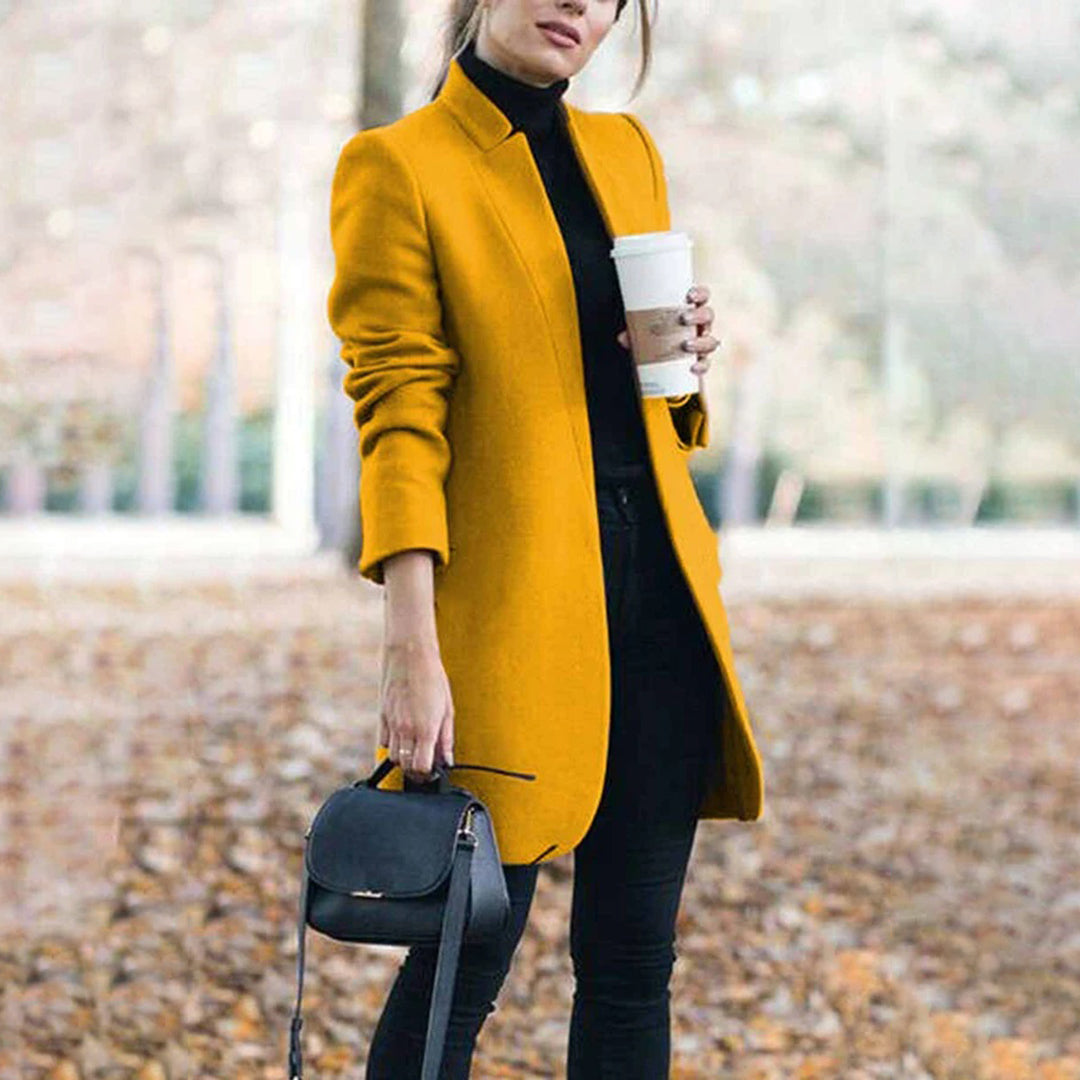 Image of Angela | Women's Long Open Front Coat