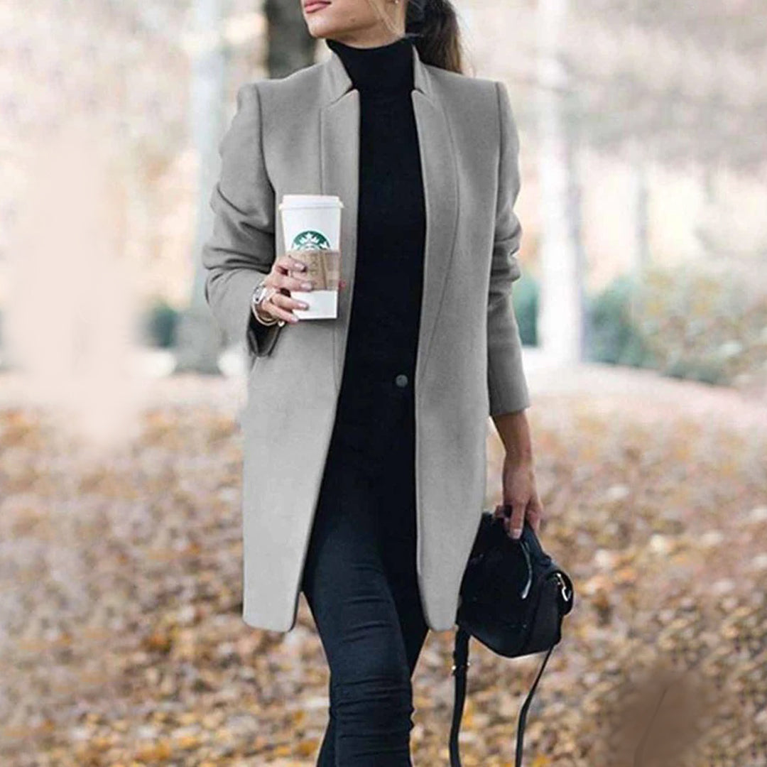 Image of Angela | Women's Long Open Front Coat
