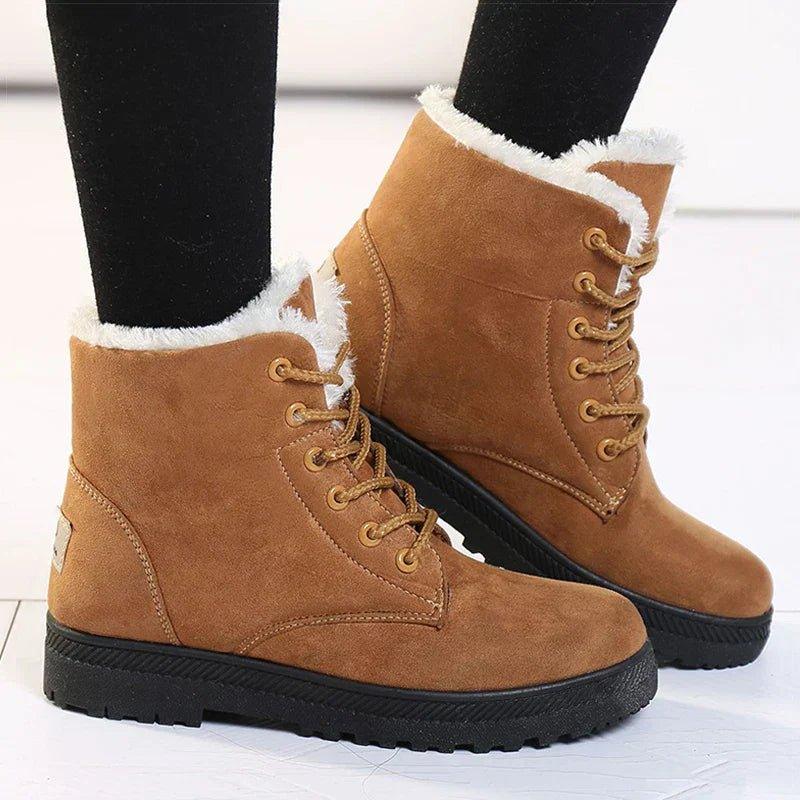 Women's Ankle Boots Platform Lace Up Style