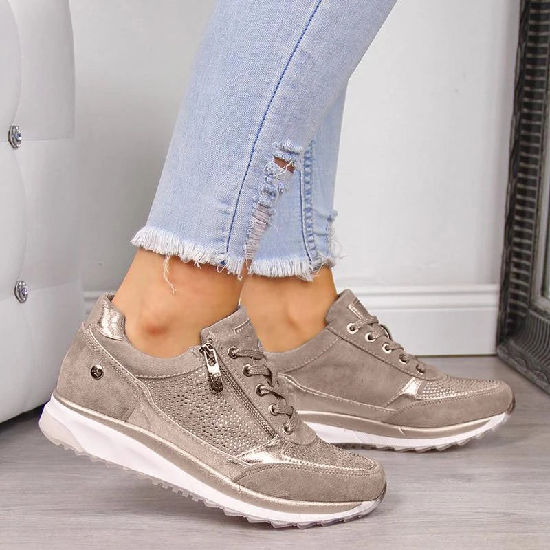 Women's Orthopaedic Wedge Sneakers - VibreMode