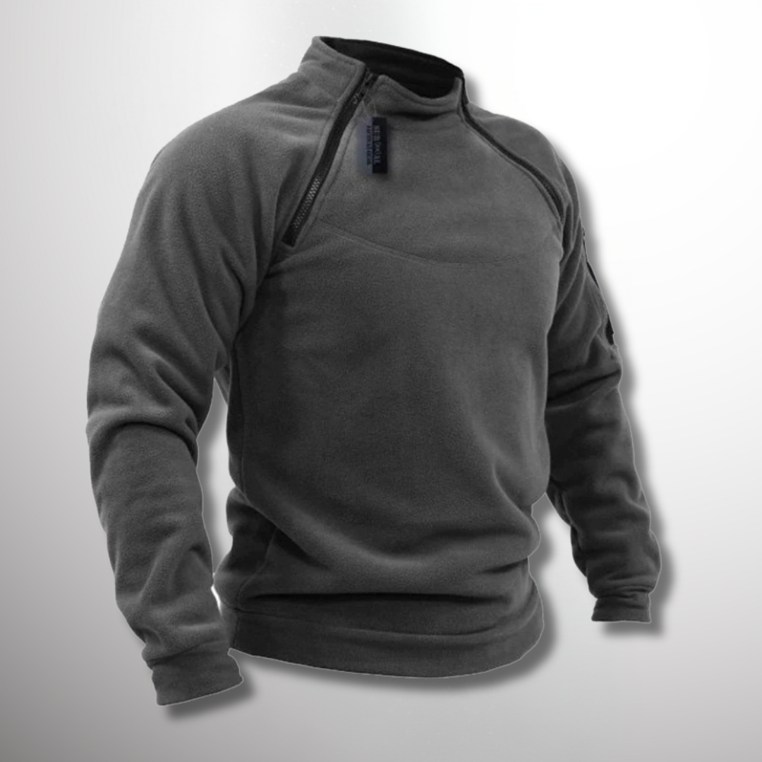 Men's Mock Neck Pullover Sweater - VibreMode