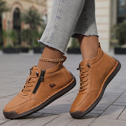 Ladies Comfortable Spring Lace Up Walking Shoes