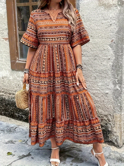 Chic Floral Maxi Sundress for Women