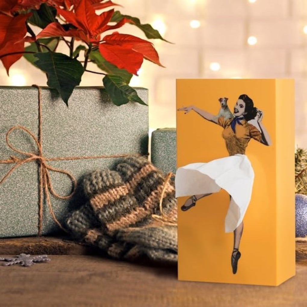 Women's Floral Flying Skirt Tissue Box