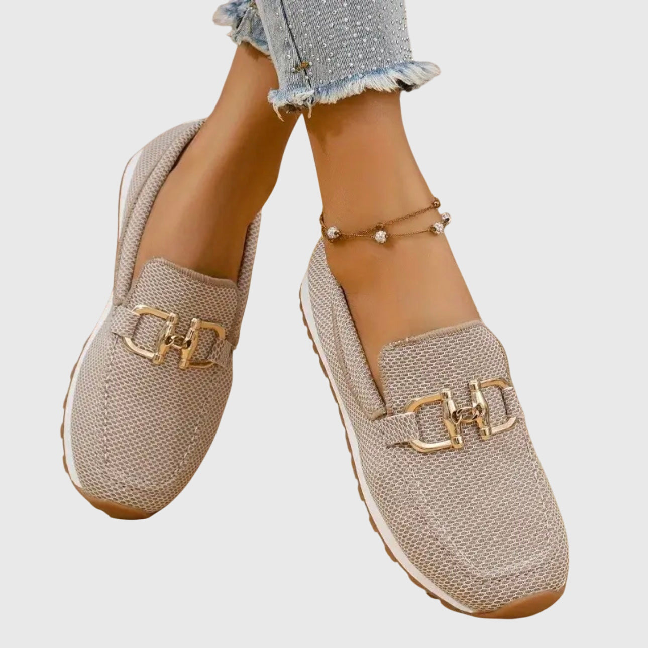 Timeless Buckle Slip On Loafers