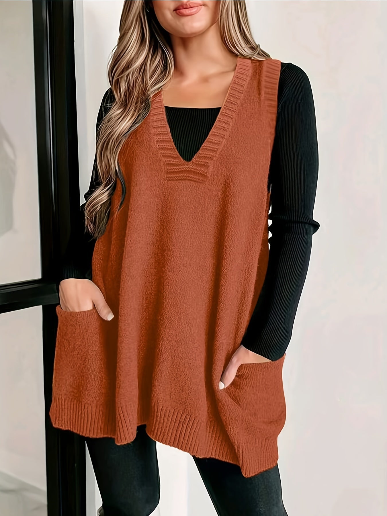 Women's V-Neck Vest Casual