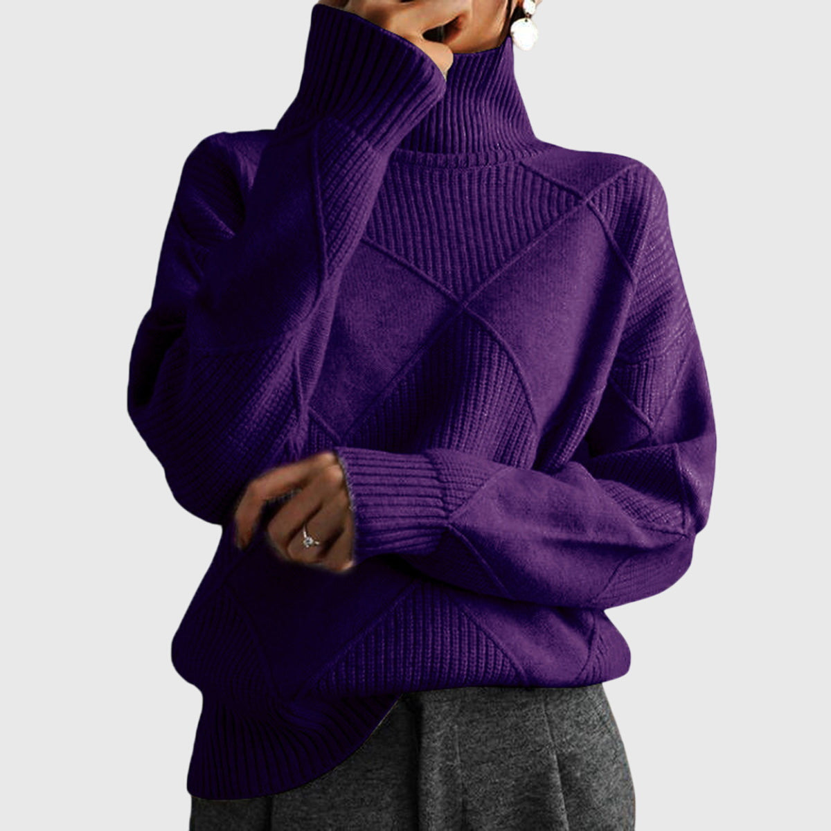 Avery Women's Turtleneck Sweater