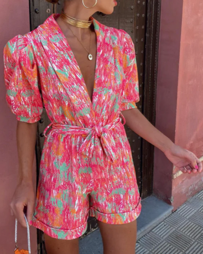 Image of Bernice | Women's Belted Two-Piece Set
