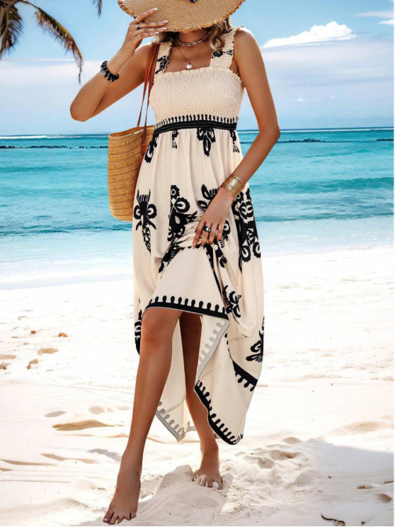 Image of Bernice | Women's Smocked Bodice Maxi Dress
