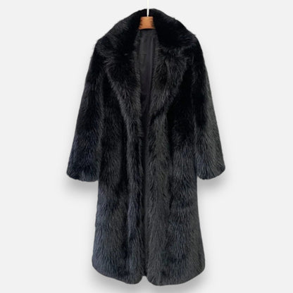 Women's Long Fur Coat Full Length Design