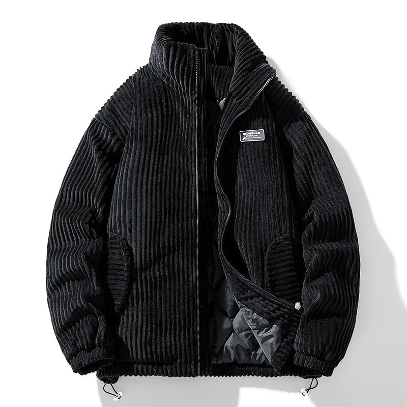 Quilted Corduroy Jacket Bordeaux