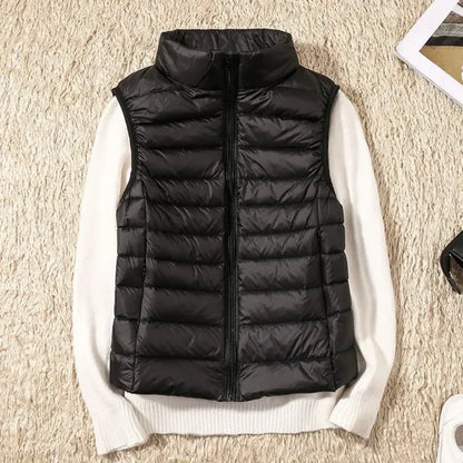 Women's Windbreaker Body Warmer Zip Front