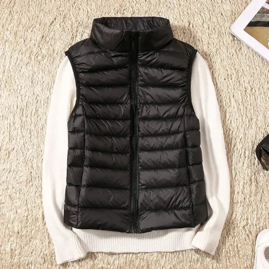 Women's Windbreaker Bodywarmer Zip Front