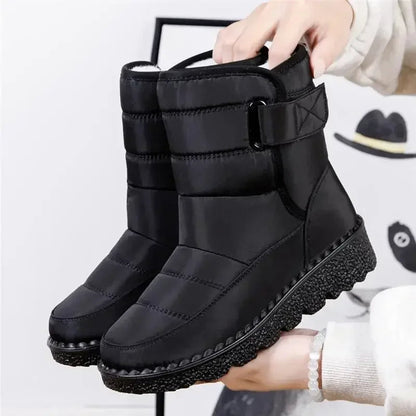 Women's Quilted Mid Calf Boots