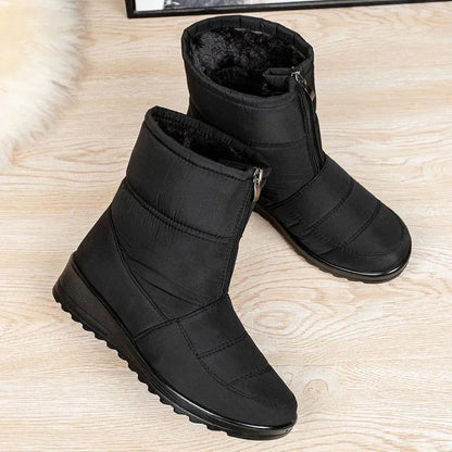 Women's Quilted Mid Calf Boots