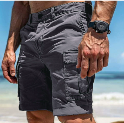 Men's Relaxed Fit Cargo Shorts - VibreMode
