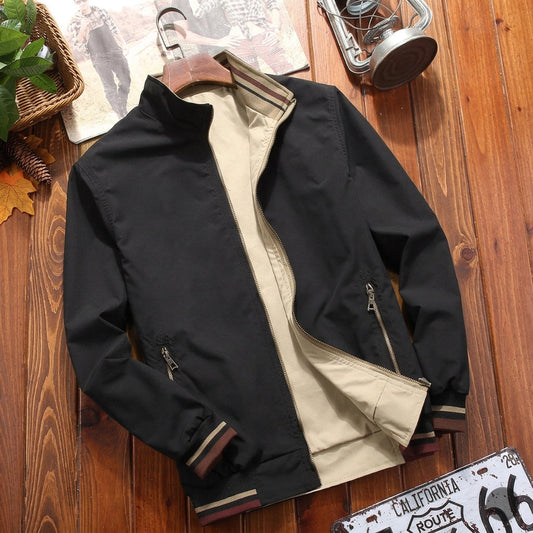 Men's Cotton Bomber Jacket - VibreMode