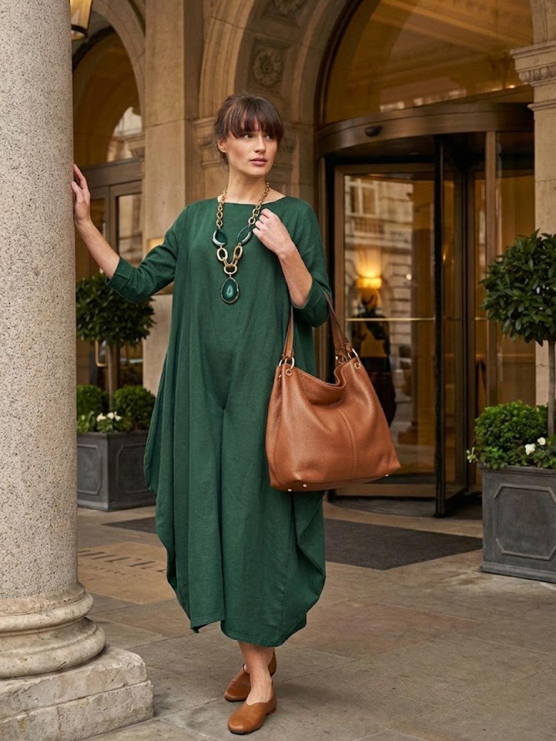 Serena | Ladies Loose Fit Floral Maxi Dress
