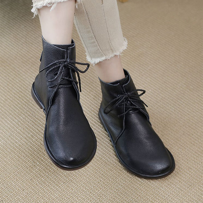 Women's Ankle Boots Lace Up