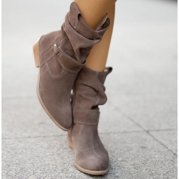 Eileen Women's Ankle Boots Zipper Closure
