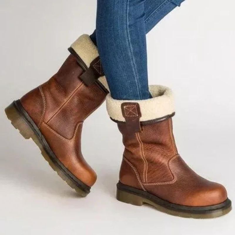 Men's Leather Ankle Boots Pull-On - VibreMode