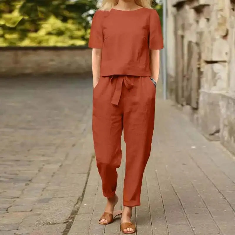 Image of Brooklyn | Women's Cropped Two-Piece Set