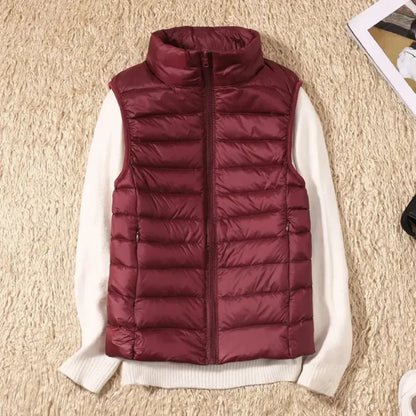 Women's Windbreaker Bodywarmer Zip Front