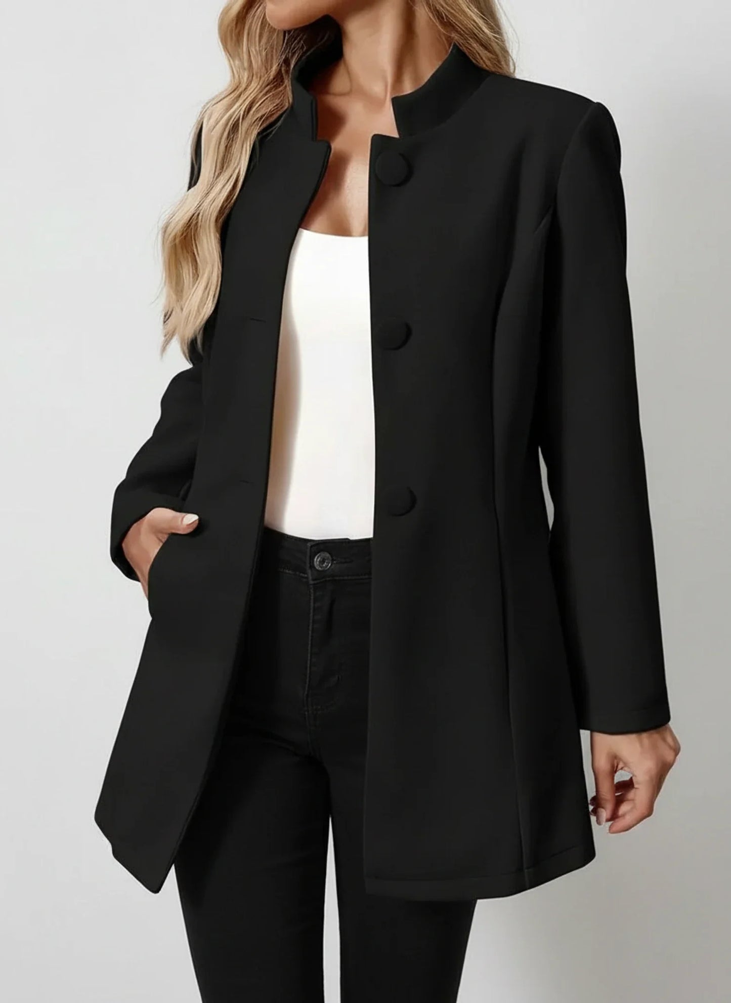 Women's A-Line Button Jacket
