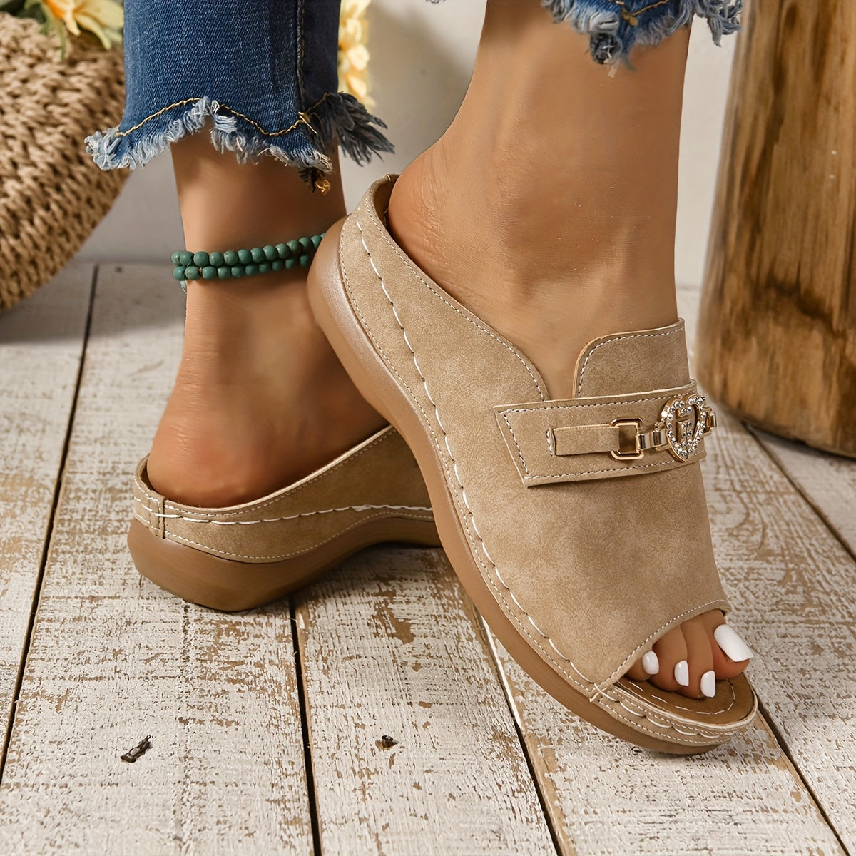 Women's Flat Adjustable Sandals