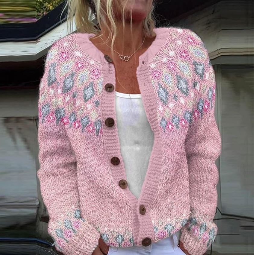 Women's Floral Printed Cardigan - VibreMode