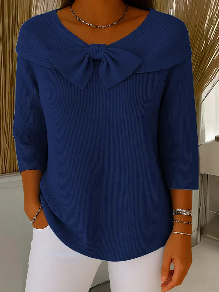 Women's 3/4 Sleeve Knit Sweater