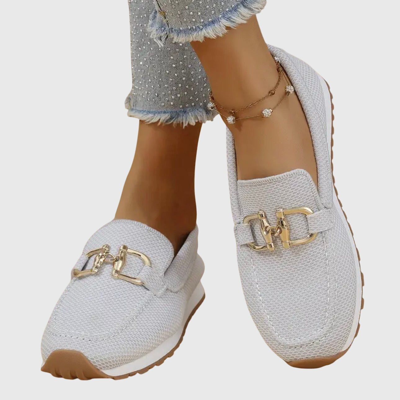 Timeless Buckle Slip On Loafers