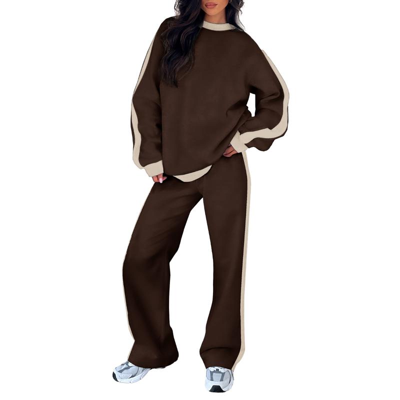 Women's Crew Neck Sweatshirt Set