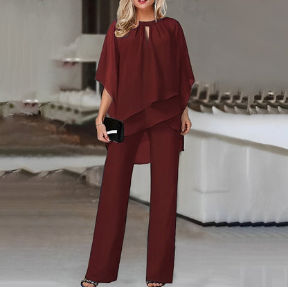 Women's Two Piece Pants Set Overlay - VibreMode