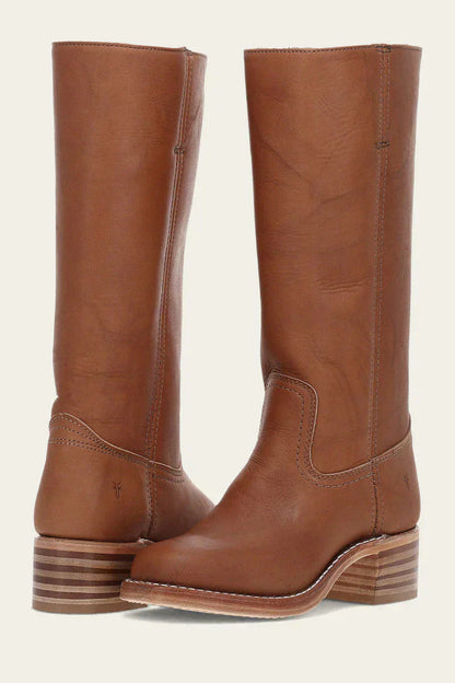 Women's Mid Calf Western Boots Comfortable Classic Style - VibreMode