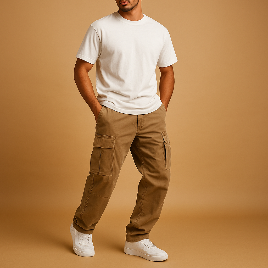 Men's Cargo Pants With Multiple Pockets