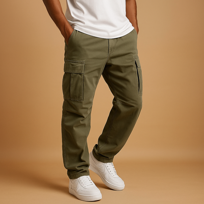 Men's Cargo Pants With Multiple Pockets