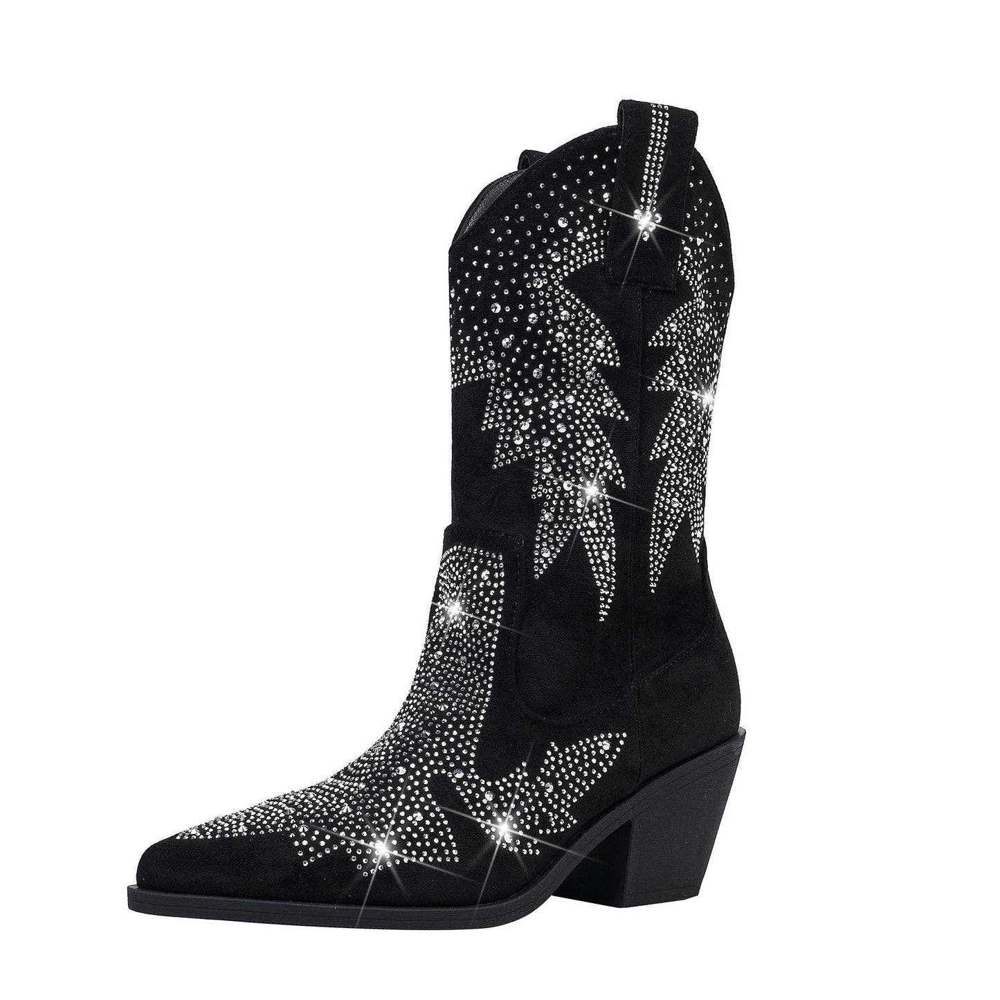 Image of Carol | Women's Embellished Mid Calf Boots