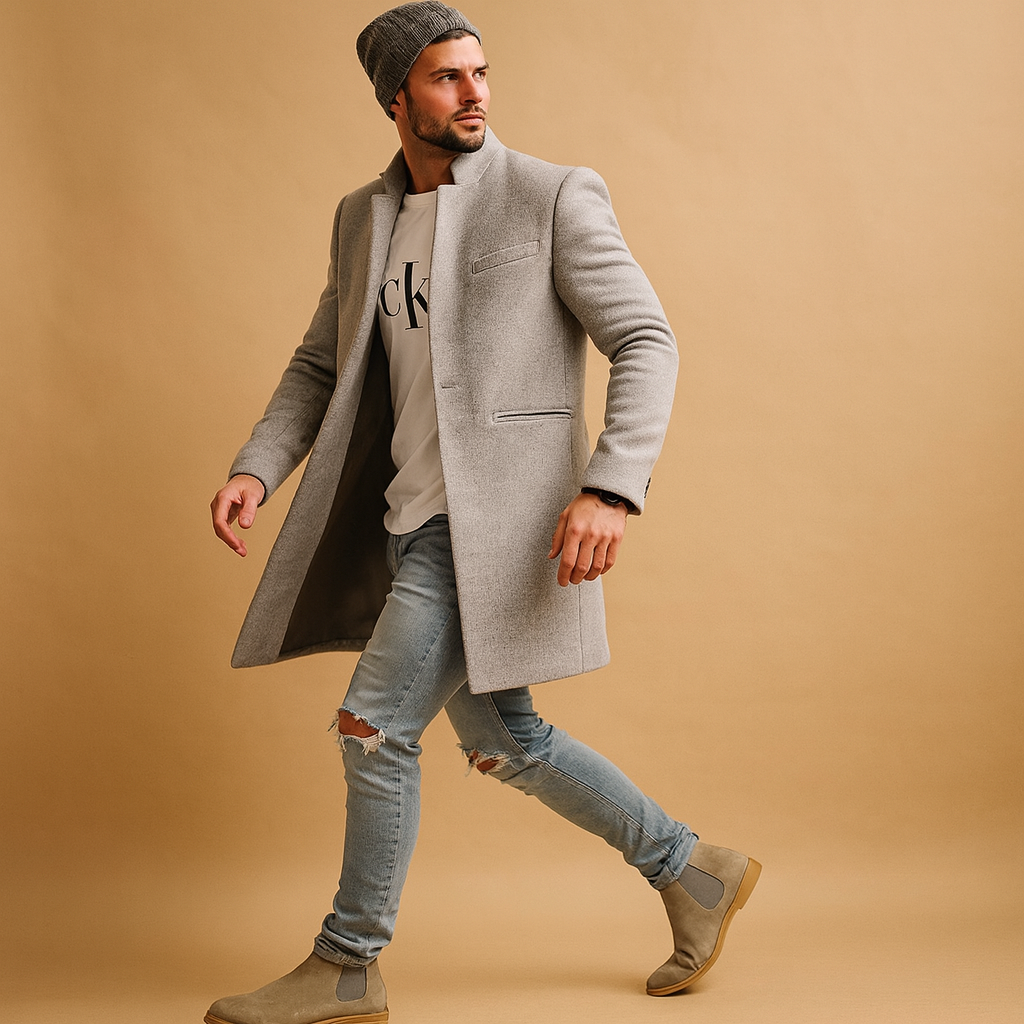 Men's Casual Winter Coat - VibreMode