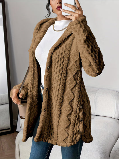 Soft Fleece Hooded Sweater