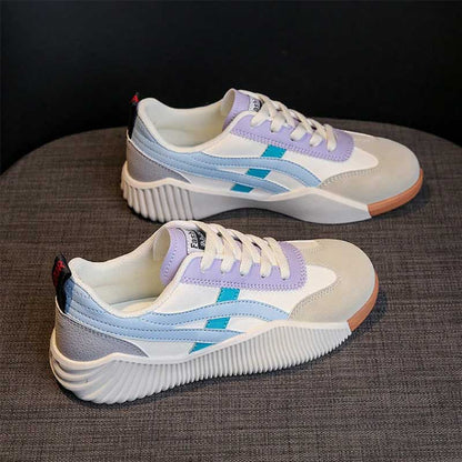 Colorful Lace Up Fashion Sneakers