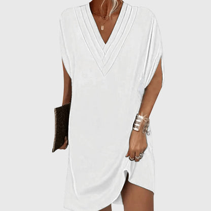 Women's V Neck Mini Dress