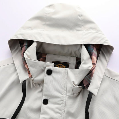 Men's Hooded Winter Jacket Multiple Pockets