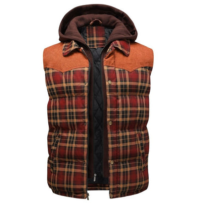 Men's Quilted Puffer Vest - VibreMode