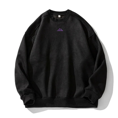 Image of Conrad | Unisex Oversized Suede Pullover