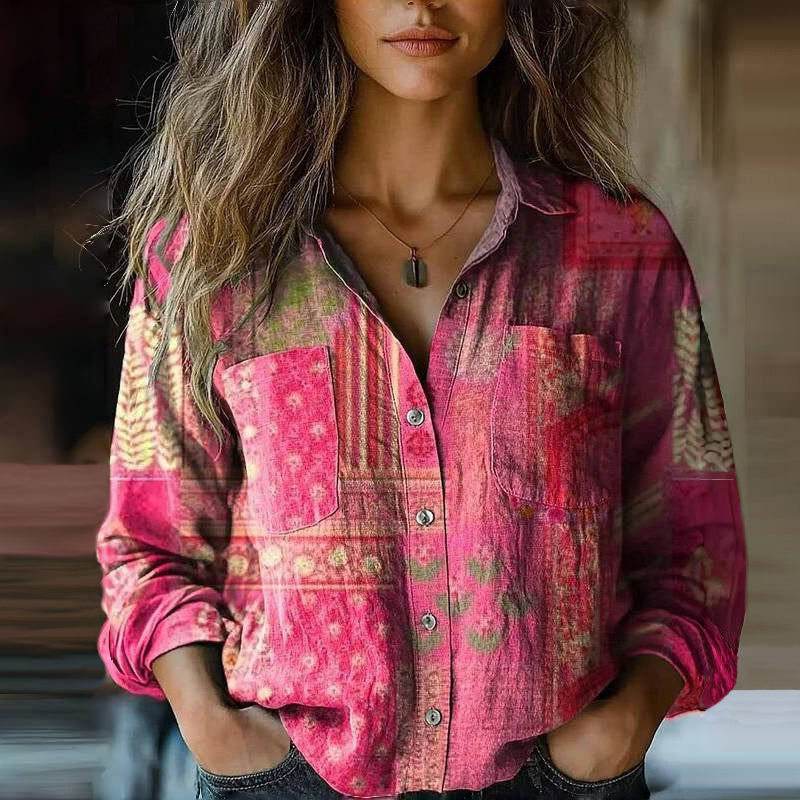 Women's Vintage Bohemian Blouse