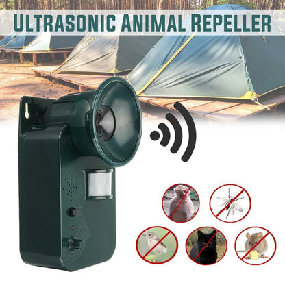Ultrasonic Animal Repeller 5000sqft Coverage