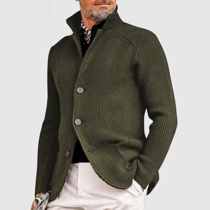 Mens Knitted Hooded Jacket