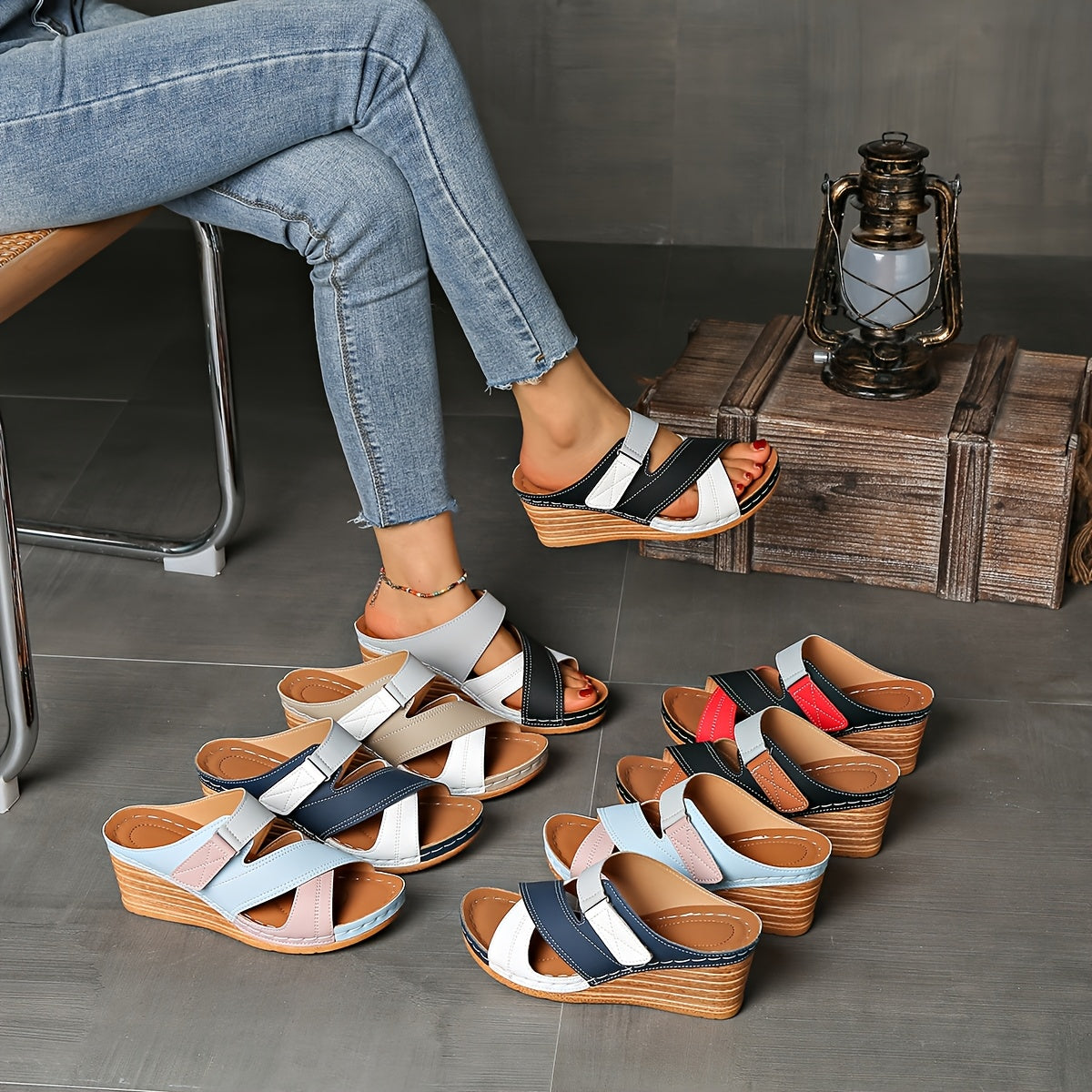 Women's Wedge Slides