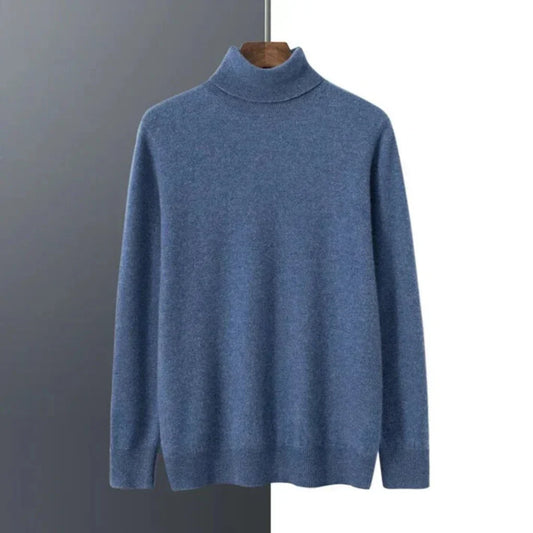 Men's Turtleneck Sweater Elegant Layered - VibreMode
